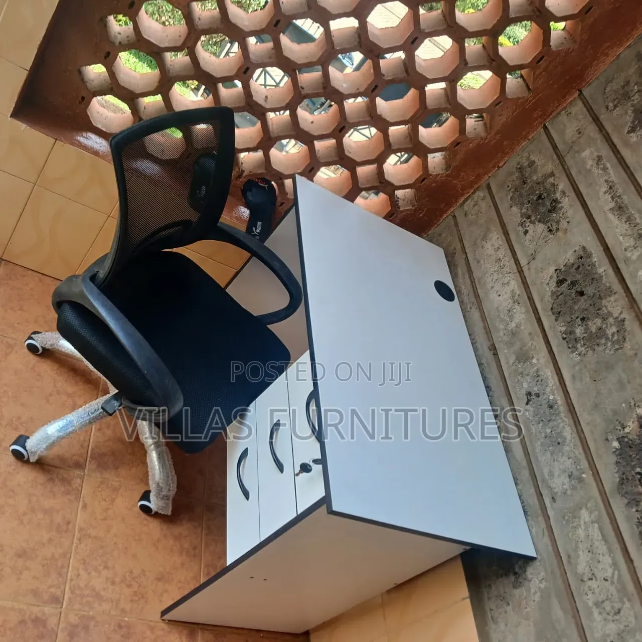 Digital Office Desk and Mesh Chair