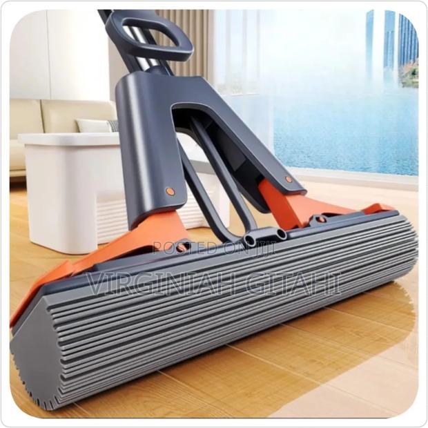 Self Squeezing Sponge Mop Perfect for Wood Floors and Slippery Floors