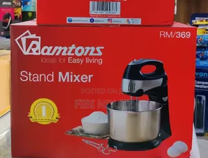 Ramtons Stand Mixer Rm369 4.3litres 5-Speed+Turbo
