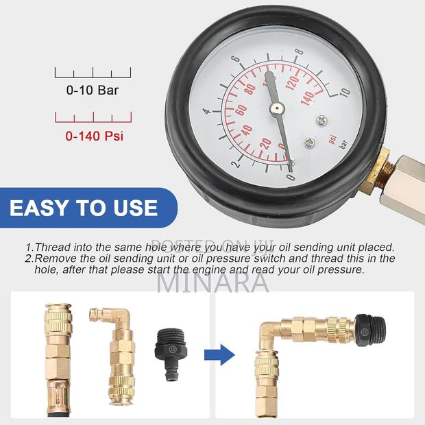 Engine Cylinder Oil Pressure Diagnostic Tester - thumbnail 5