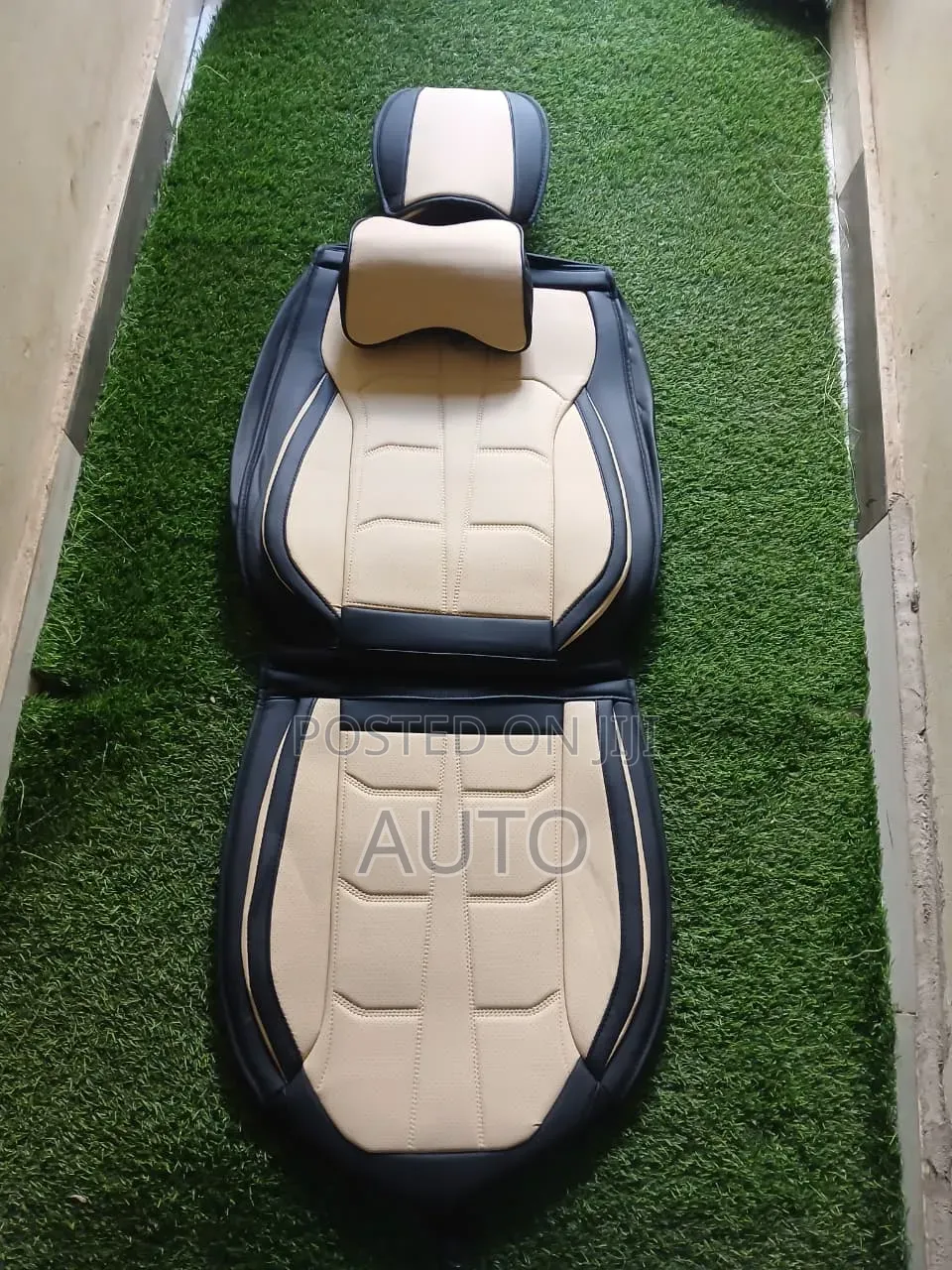 Premium Luxury Car Seat Cover Cushion Set – Leather Universal