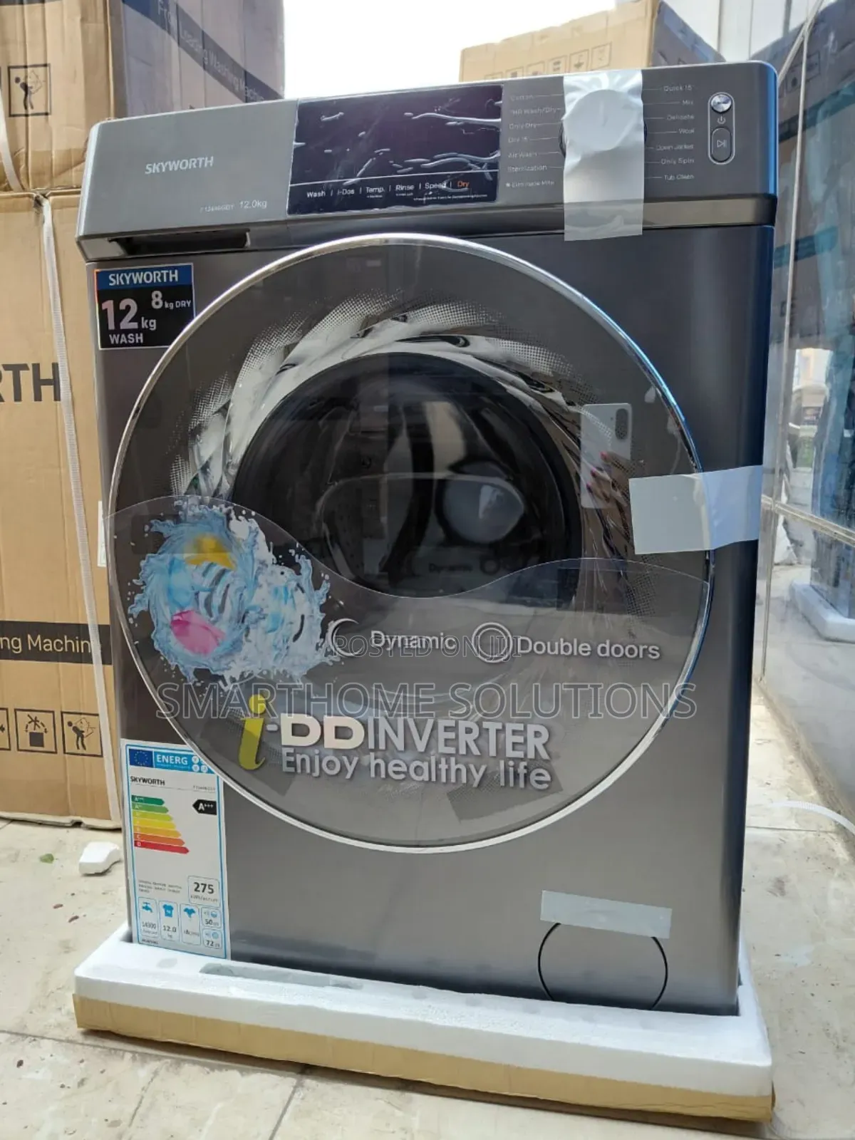 Skyworth Washing Machine 12kg Wash 8kg Dryer
