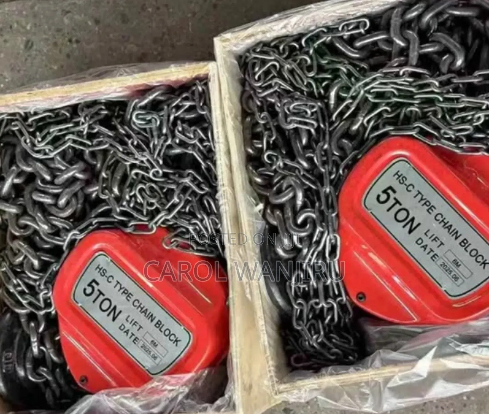 Quality 5ton 3m Chain Block/5ton 3m Chain Block