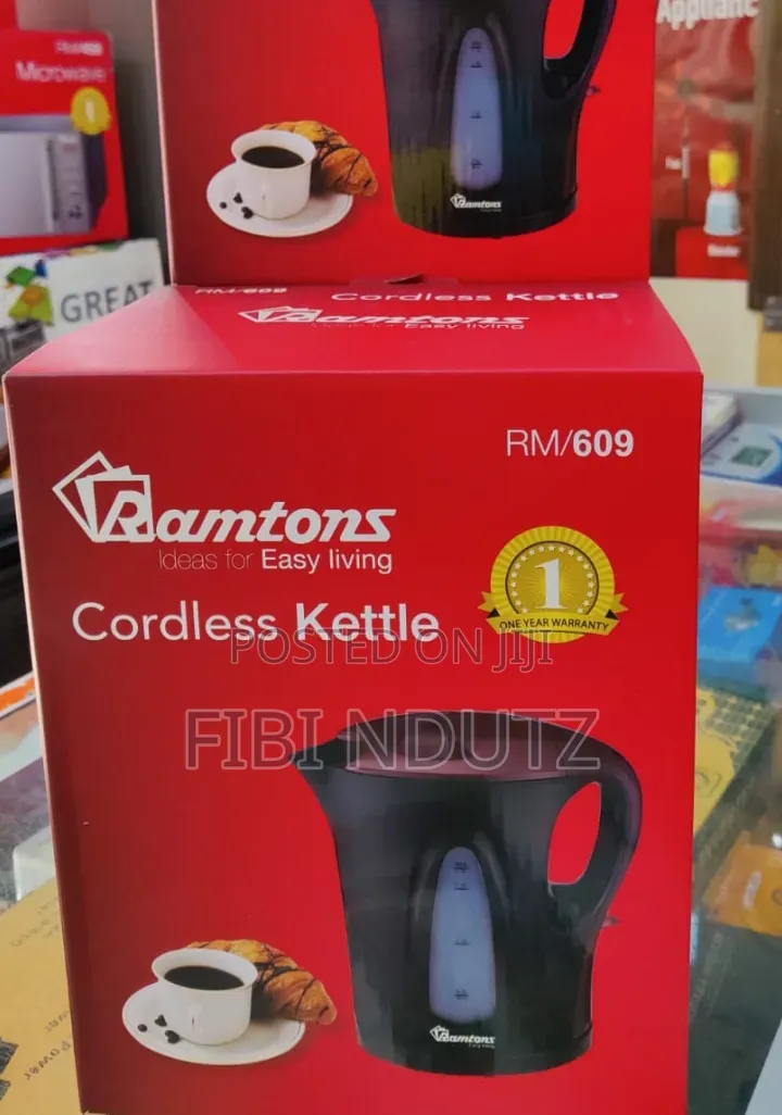Save Power With Ramtons Cordless Kettle 1.7litres
