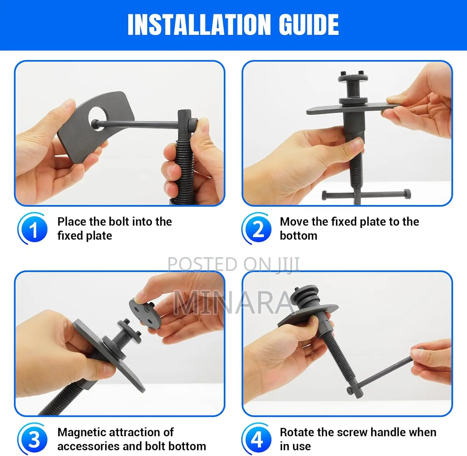 22 Pcs, Brake Caliper Rewind Tool, Caliper Wind Back Piston Reset