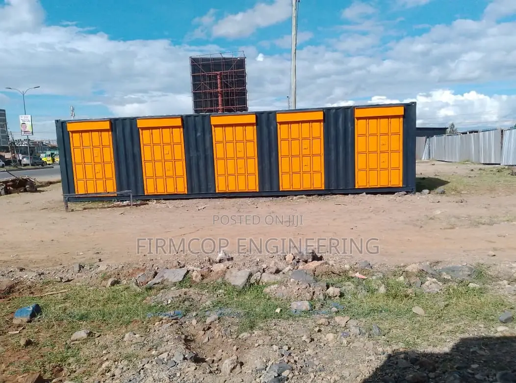 Double Steel Doors Container Stalls