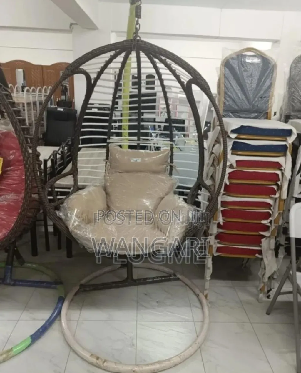 Assembled Executive Outdoor Swing Chair