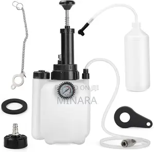 3l Manual Brake Fluid Bleeder Kit With 1l Brake Fluid Extractor