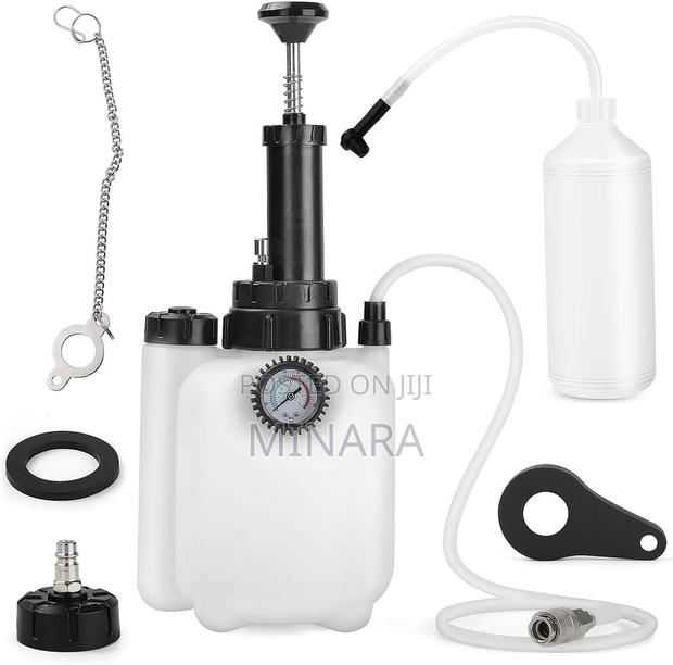 3l Manual Brake Fluid Bleeder Kit With 1l Brake Fluid Extractor