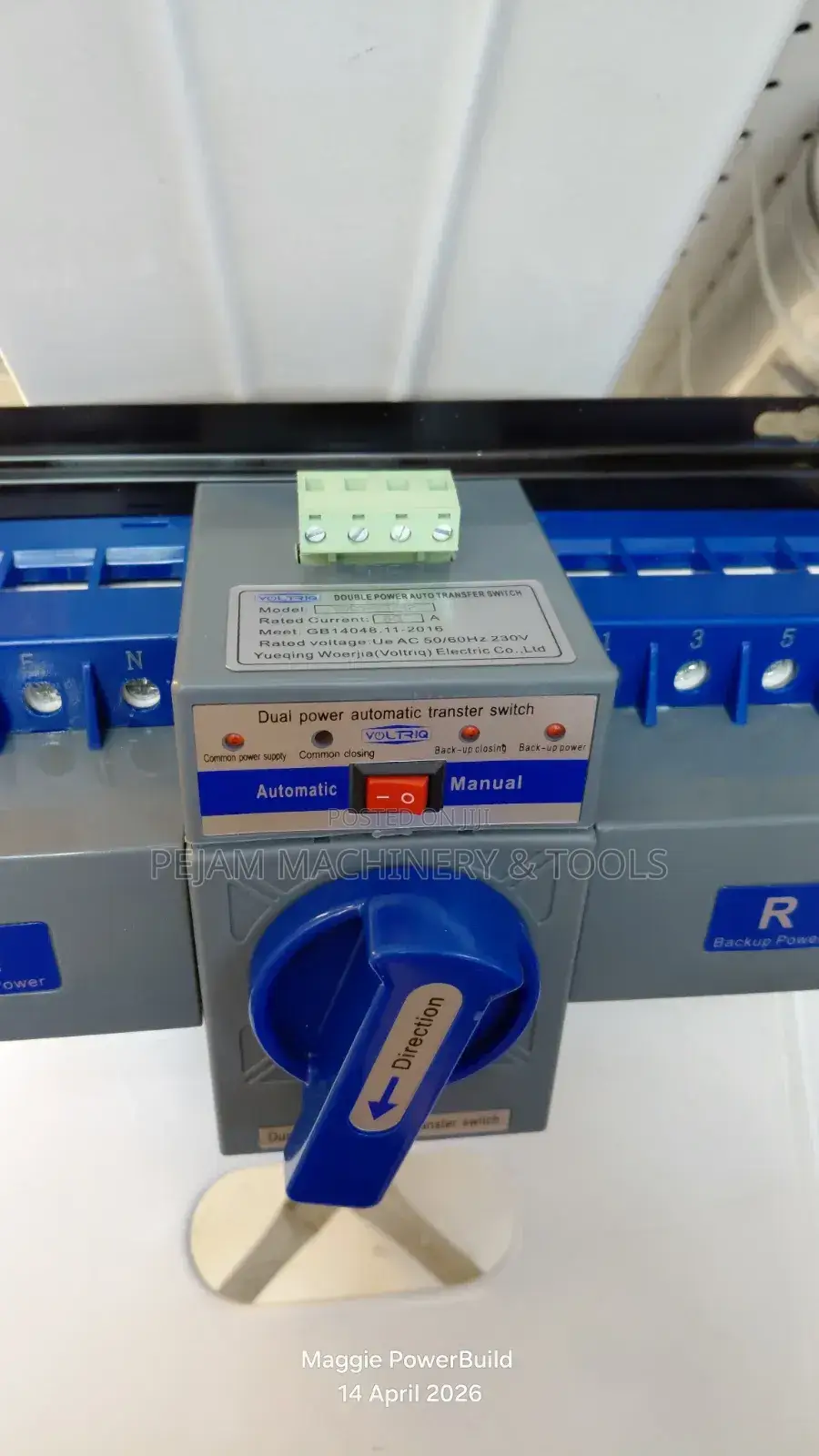Single Phase Automatic Changeover Switch 63a 240v
