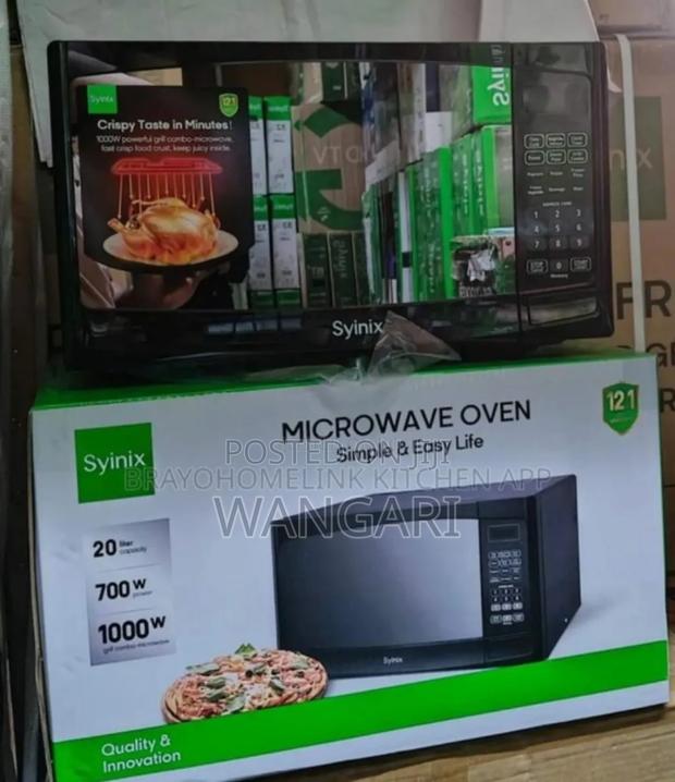 Silver One Syinix 20l Microwave - main view