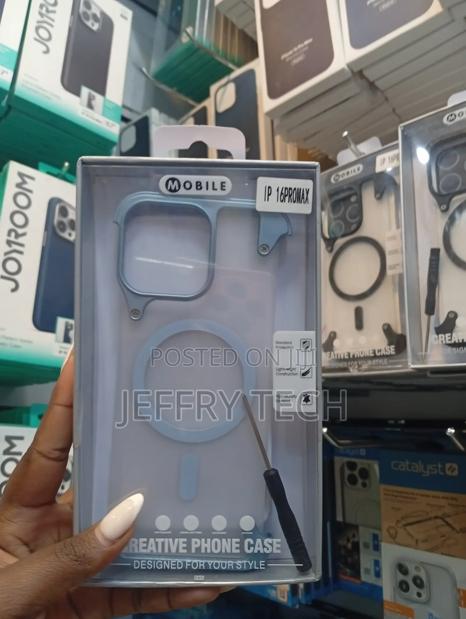 Phone Case Is Designed for the Apple iPhone 16 Pro Max.