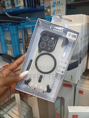 Rameless Mechanical-Style Phone Case Designed for the iPhone 16 Pro.