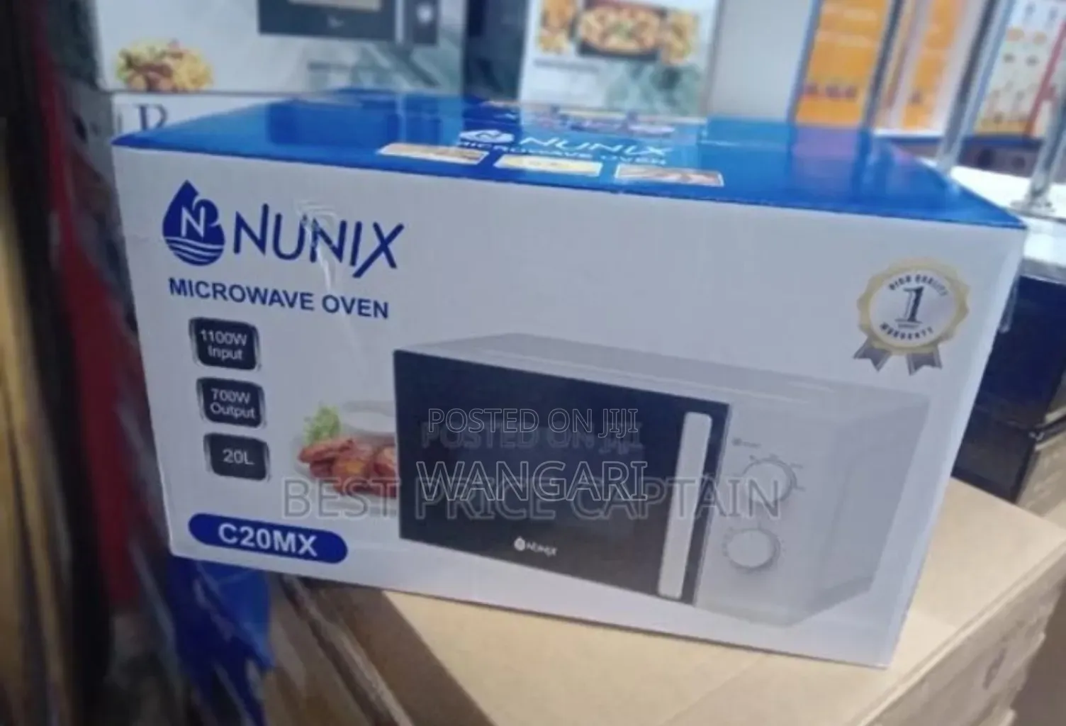 With 14months Warranty Nunix 20l Manual Microwave