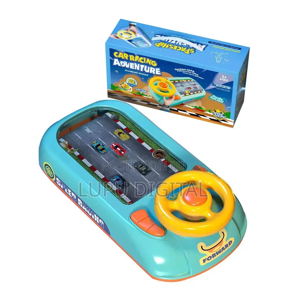 Kids Car Racing Adventure Toy Driving Steering Wheels