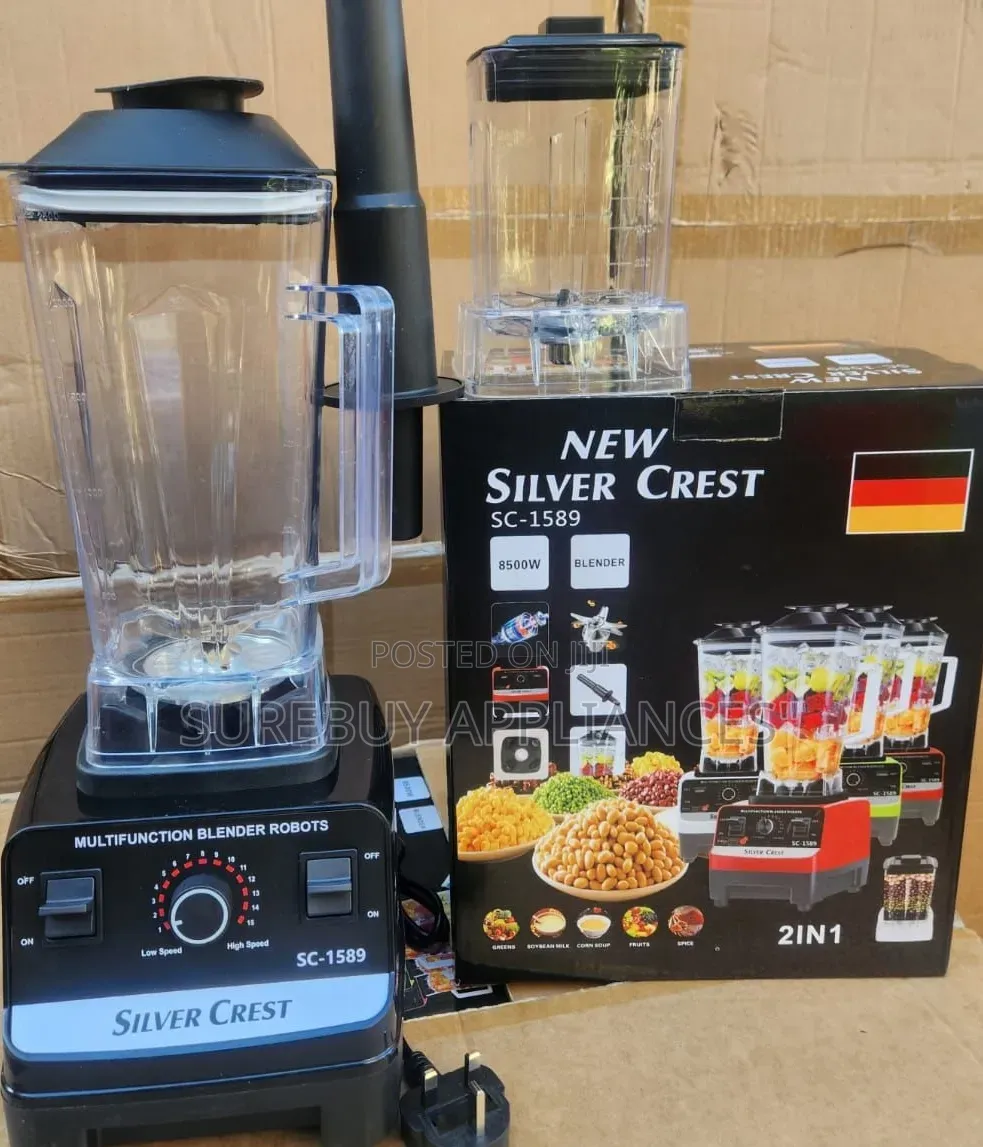 Silvercrest 8500w Commercial Blender – 2.5l Jug With Grinder