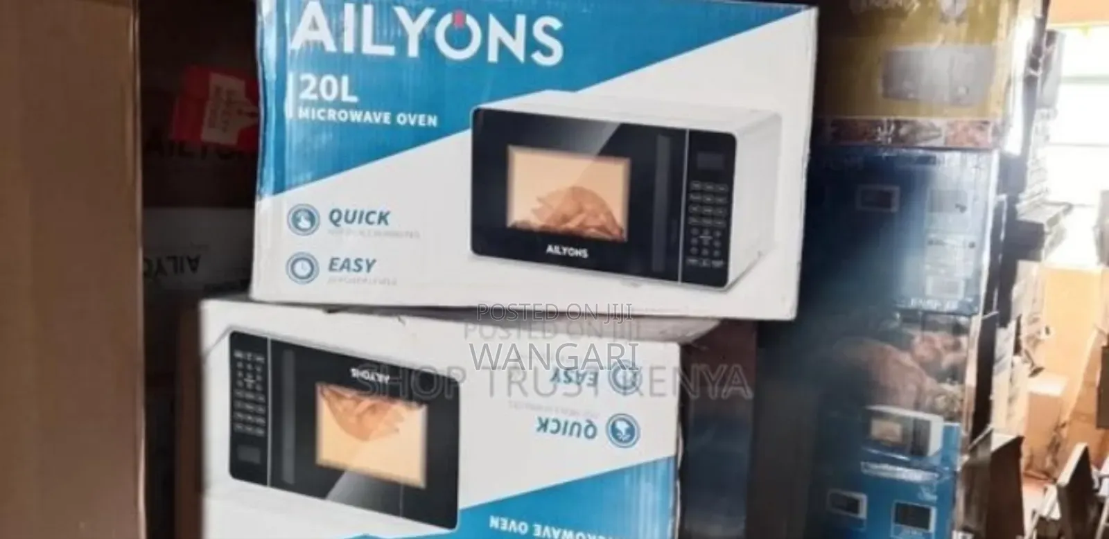 Elite White Ailyons Digital Microwave 20l 20px39