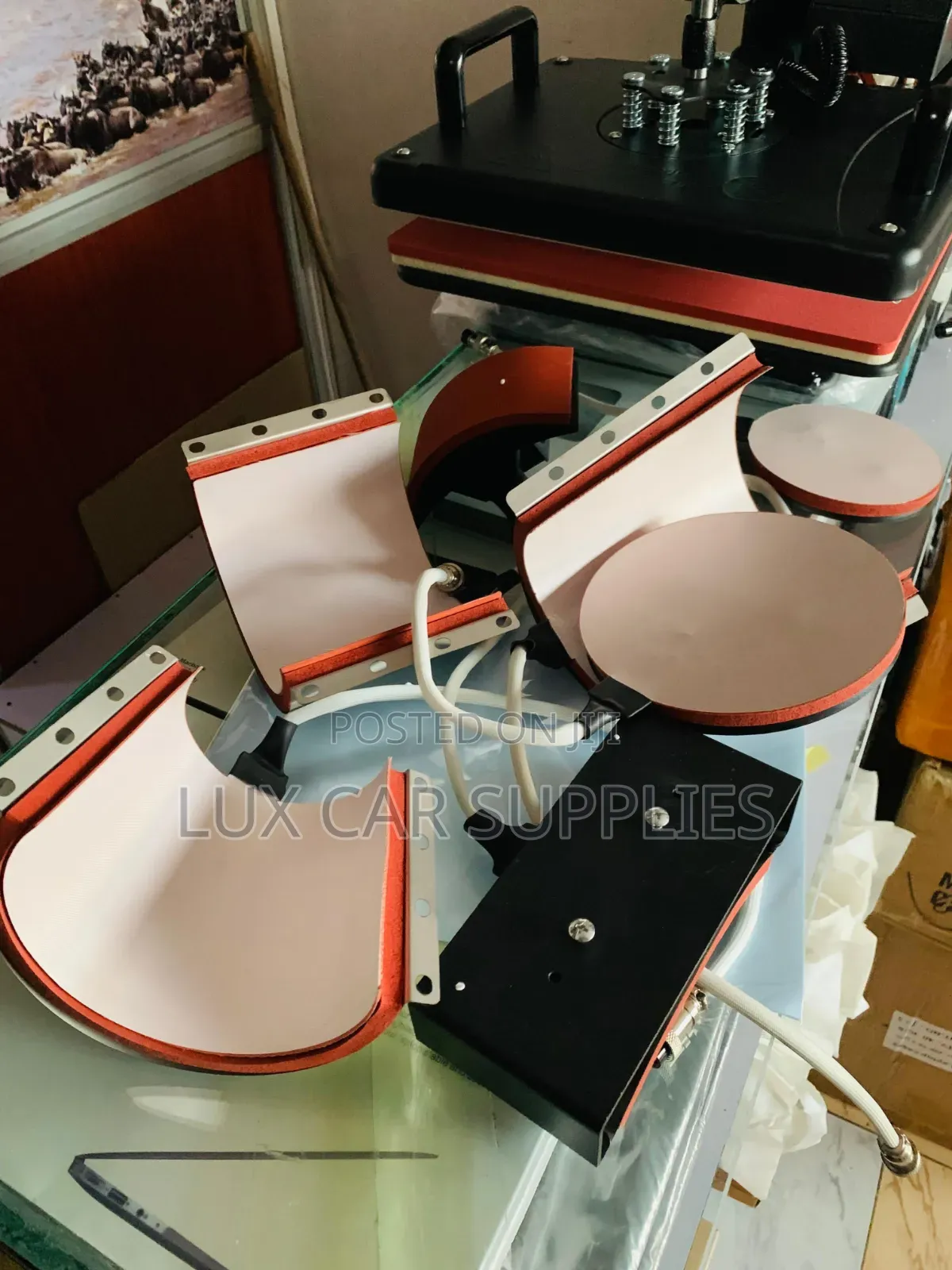 Heat Press Machine 8-in-1 Combo Unit Used for Transferring Designs