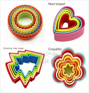 Multicolor Silicon Cookie Cutter
