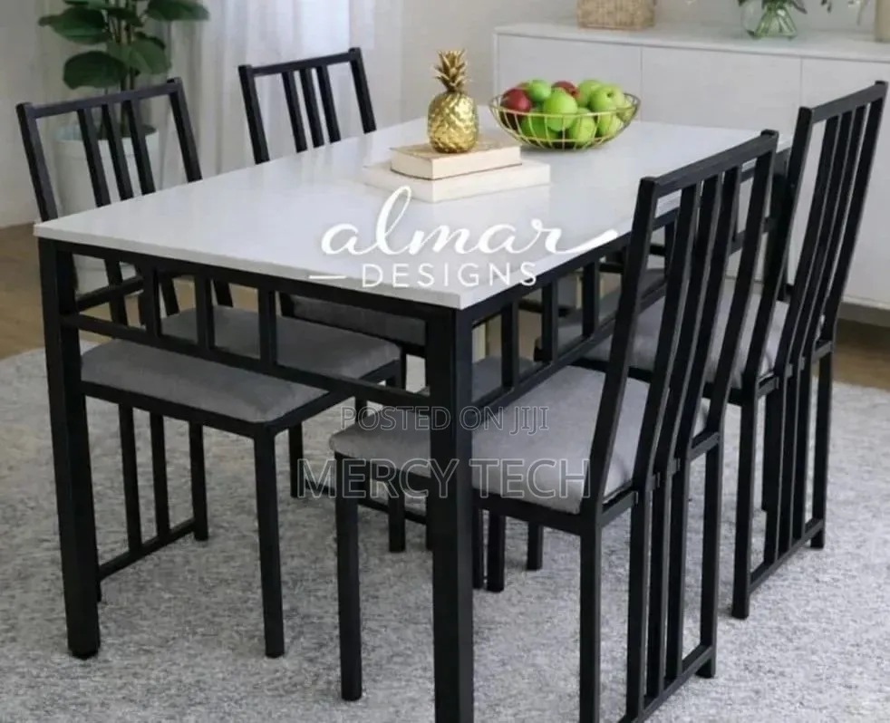 *Lex 4-Seater Dining Table Set