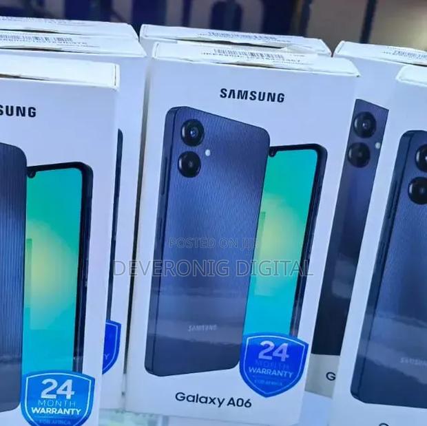 New Samsung Galaxy A06 64 GB Black - main view