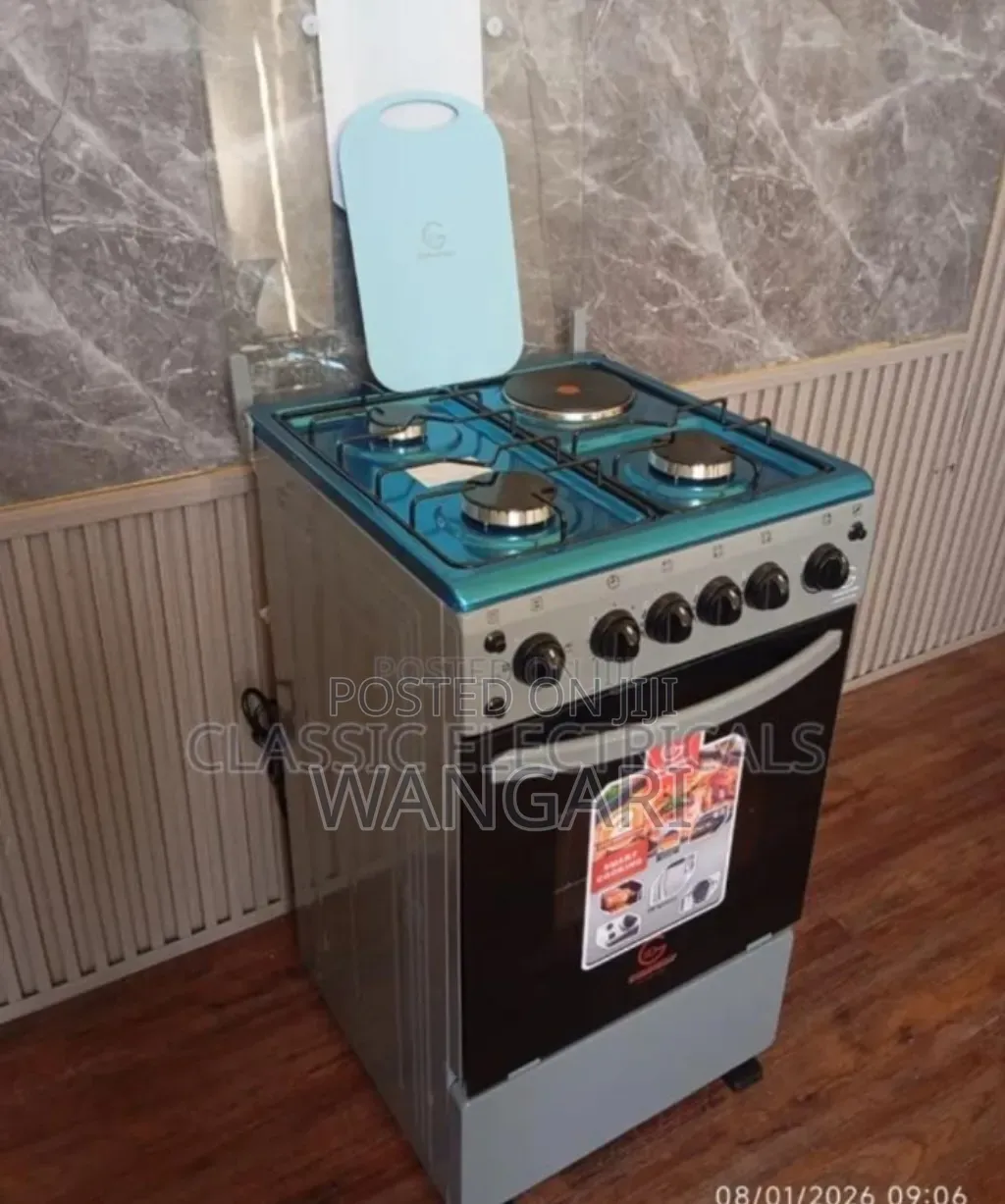 With Light Oven. Light Eurochef 3+1 Standing Cooker