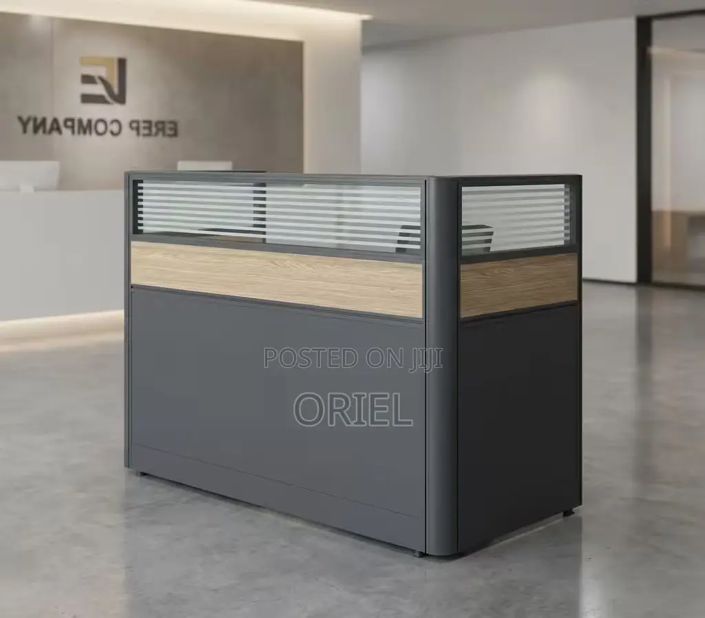 Office Workstation : Modular1-Way Office Workstation Desk Unit