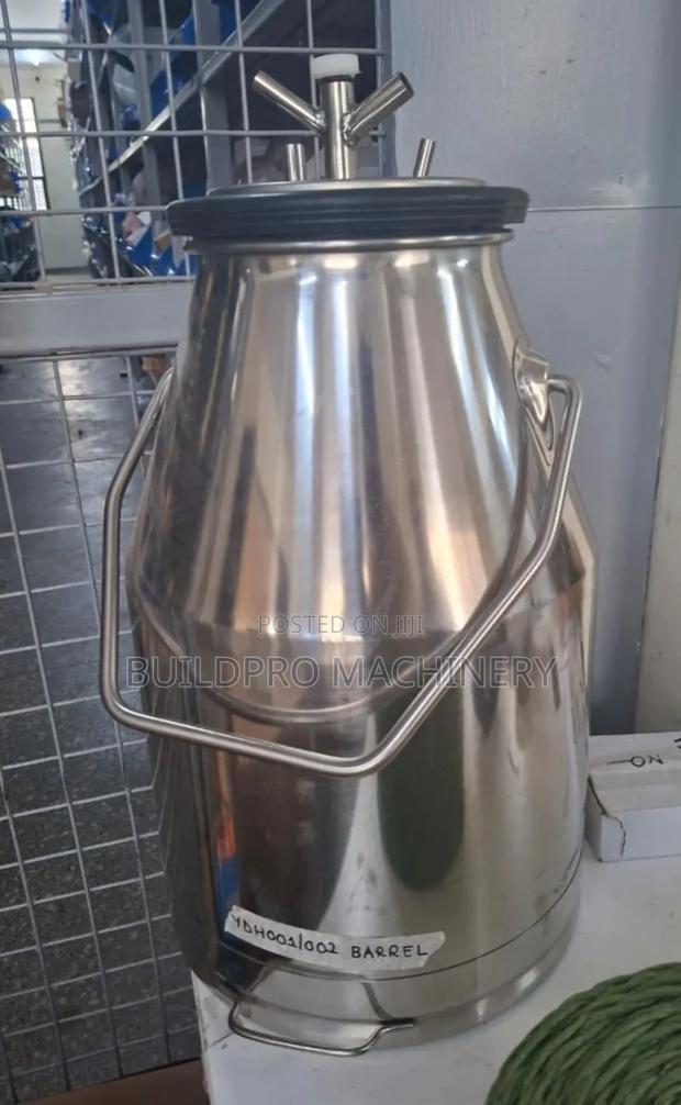 Stainless Steel Milking Machine Bucket 35l