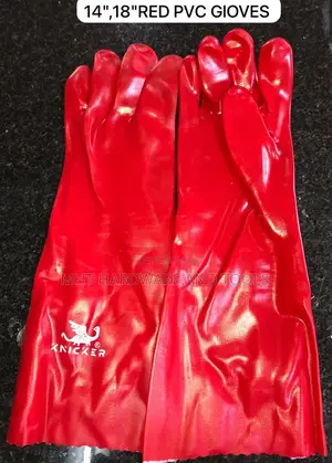 Red Pvc Gloves Knicker