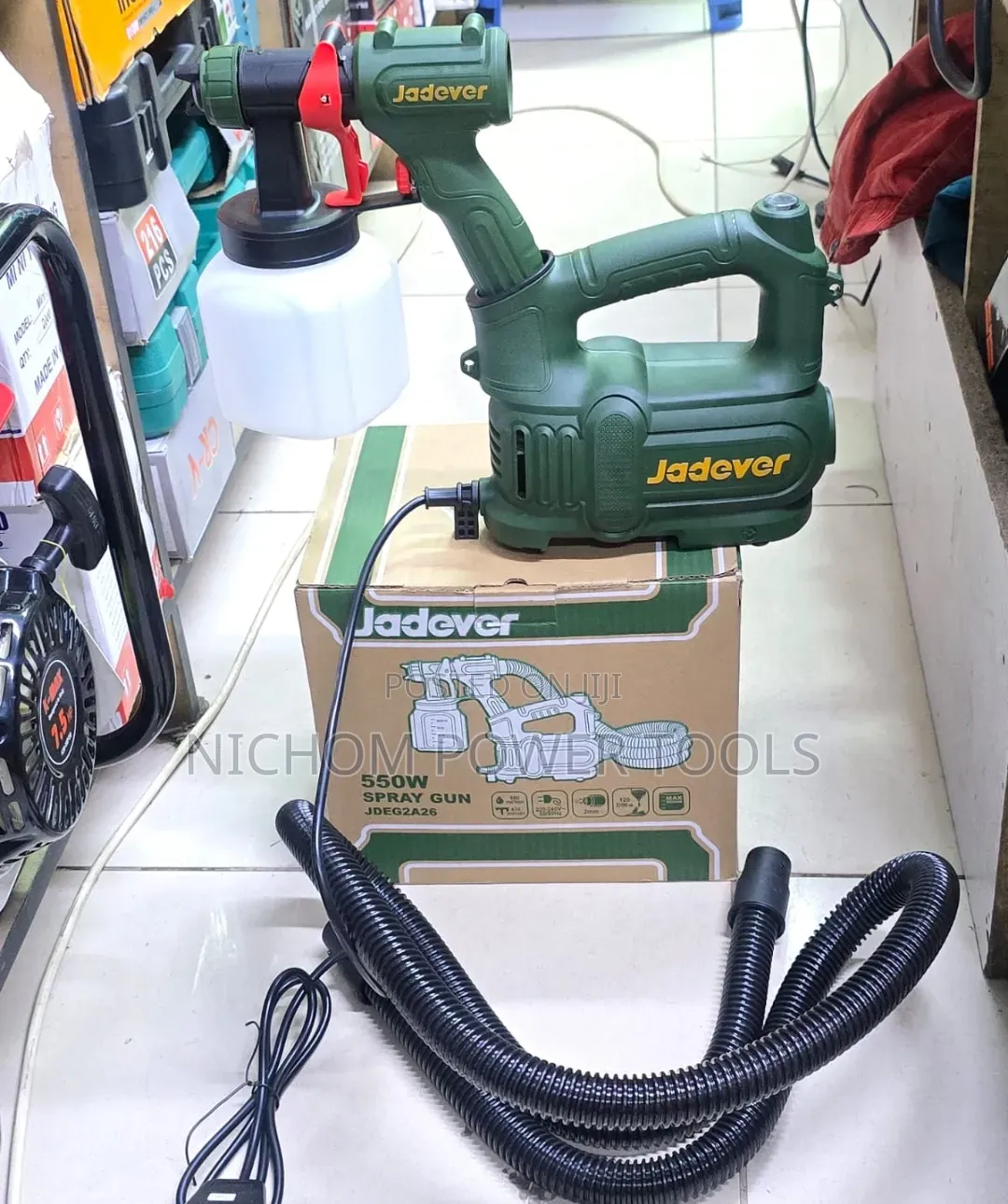 Jadever 550watts Spray Gun/Jadever Paint Sprayer With Compressor