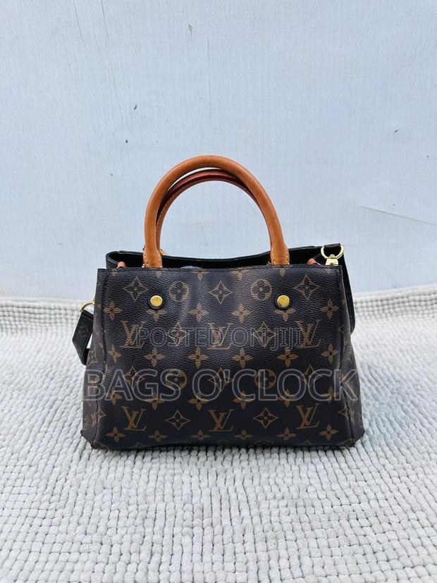 Authentic Louis Vuitton Montaigne Bb Monogram Canvas Tote - thumbnail 2