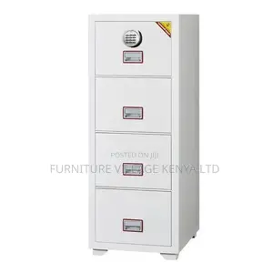 Office Safe; 4-Drawer Fireproof Executive Office Safe