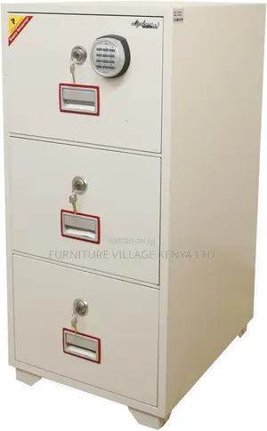 Office Safe; 4-Drawer Fireproof Executive Office Safe