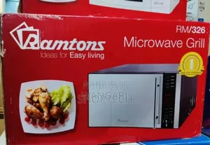 Color Silver Ramtons 25litres Microwave With Grill Rm326