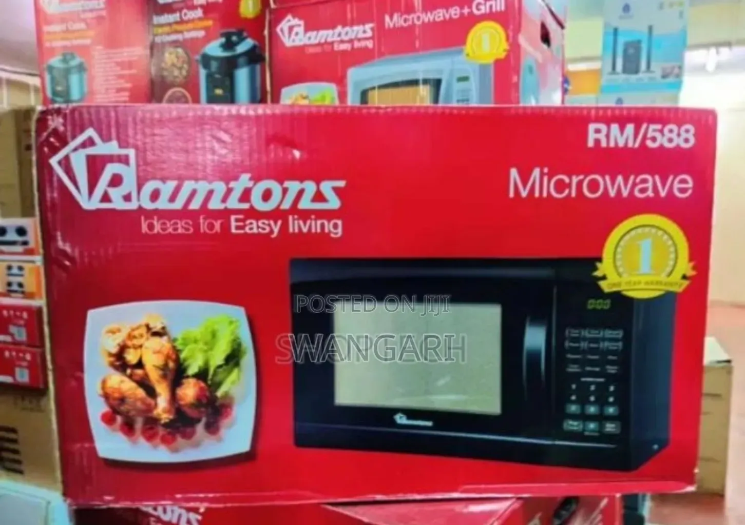 Higjer Capacity Ramtons Digital Microwave 23litres Rm588