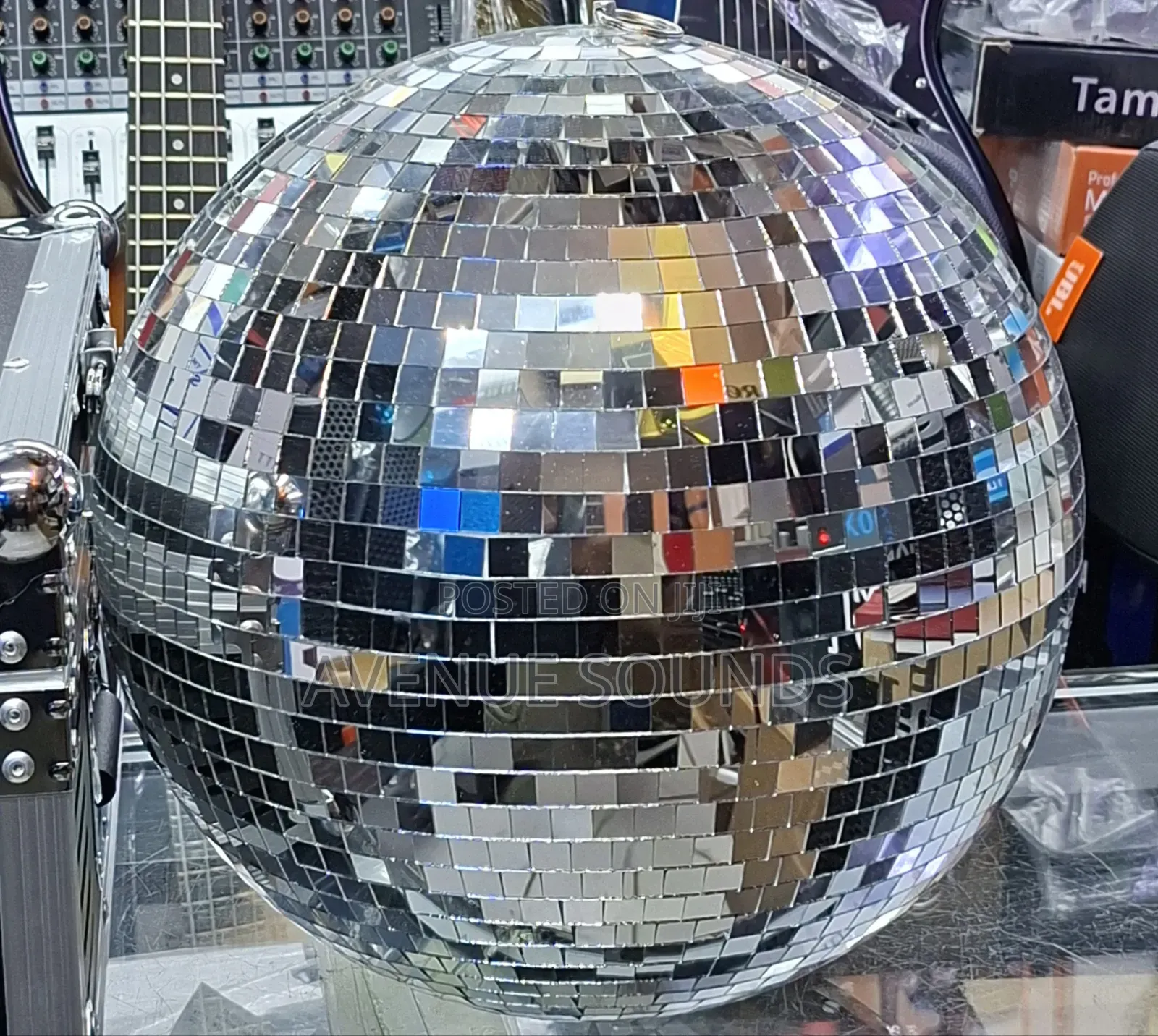 Silver Mirror Disco Ball - Reflective Glass Party Event Decor