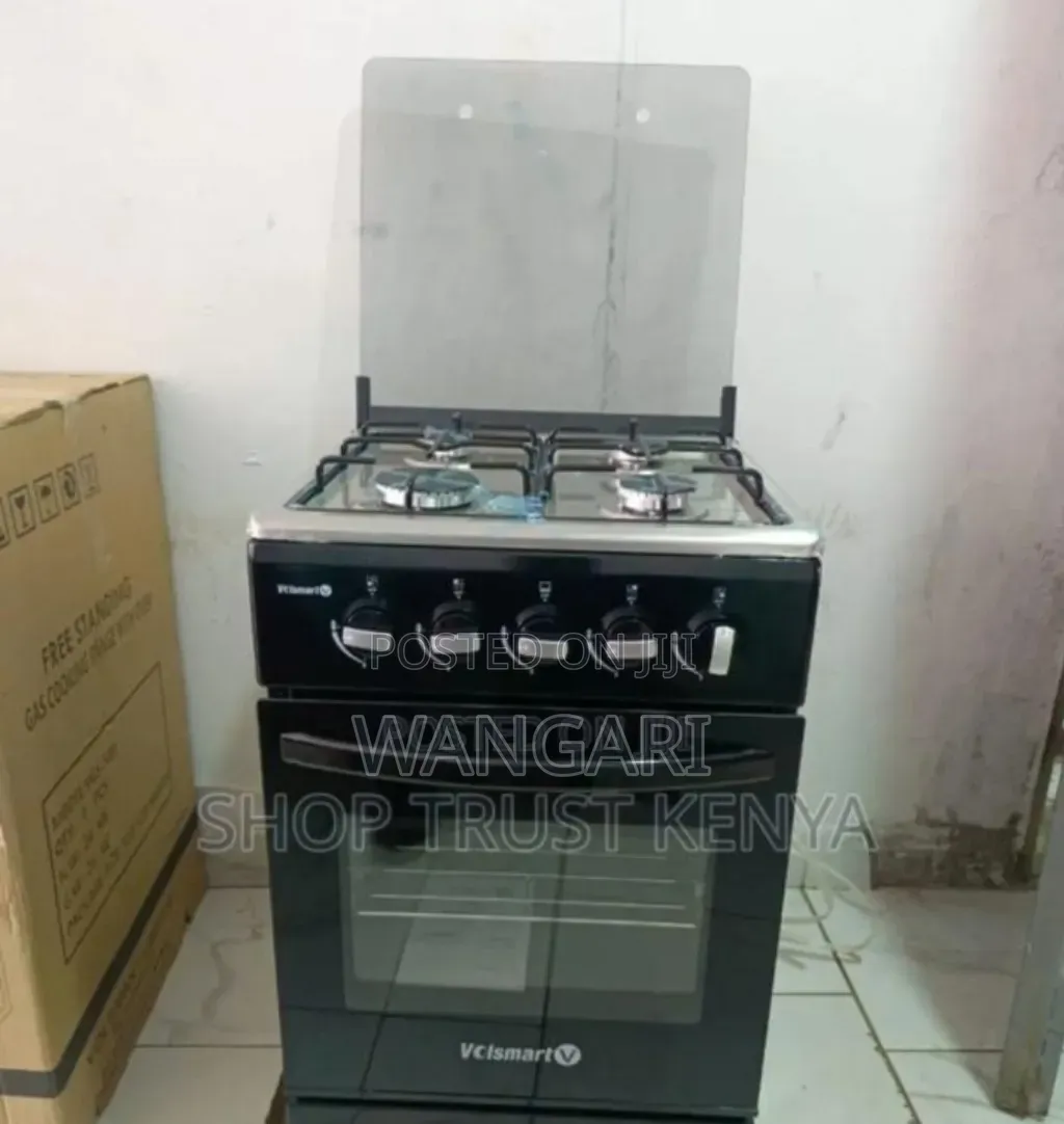 Colour Black Original Volsmart 50*55 Full Gas Cooker.
