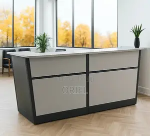 Office Desk : 180cm Office Front Reception Desk