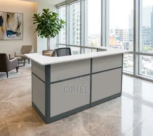 Office Desk : 180cm Office Front Reception Desk