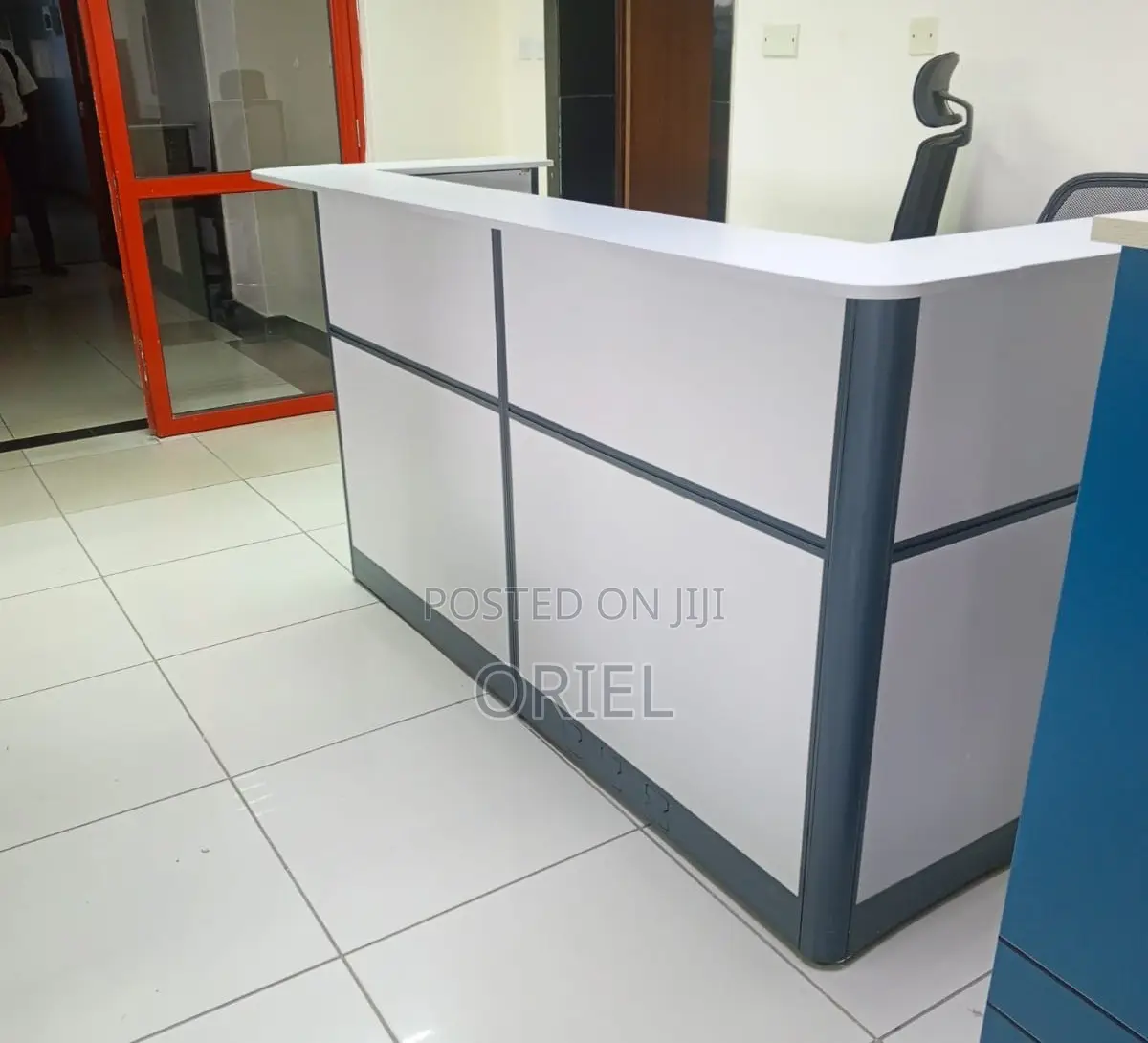 Office Desk : 180cm Office Front Reception Desk