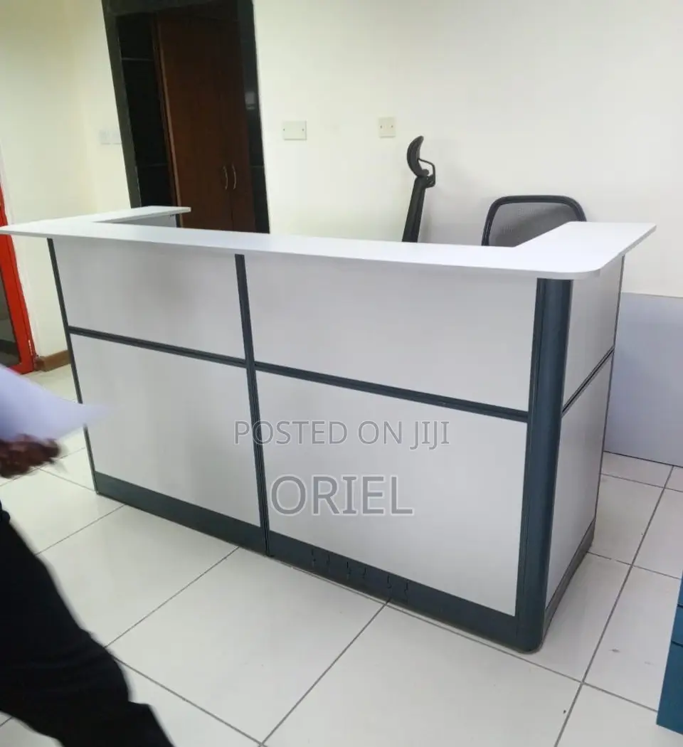 Office Desk : 180cm Office Front Reception Desk