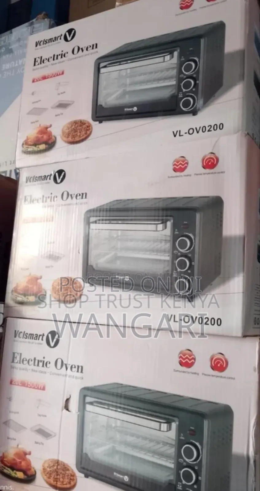 With Knobs Setting 20l Volsmart Electric Oven6
