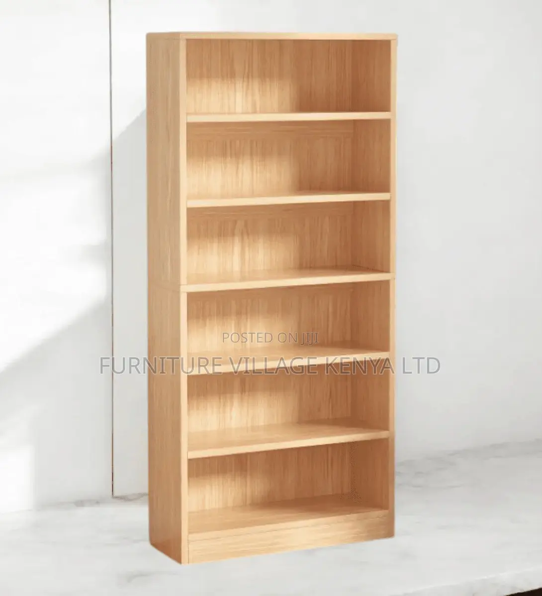 Bookshelf/Case; Wooden 5-Tier Filing Storage Bookcase