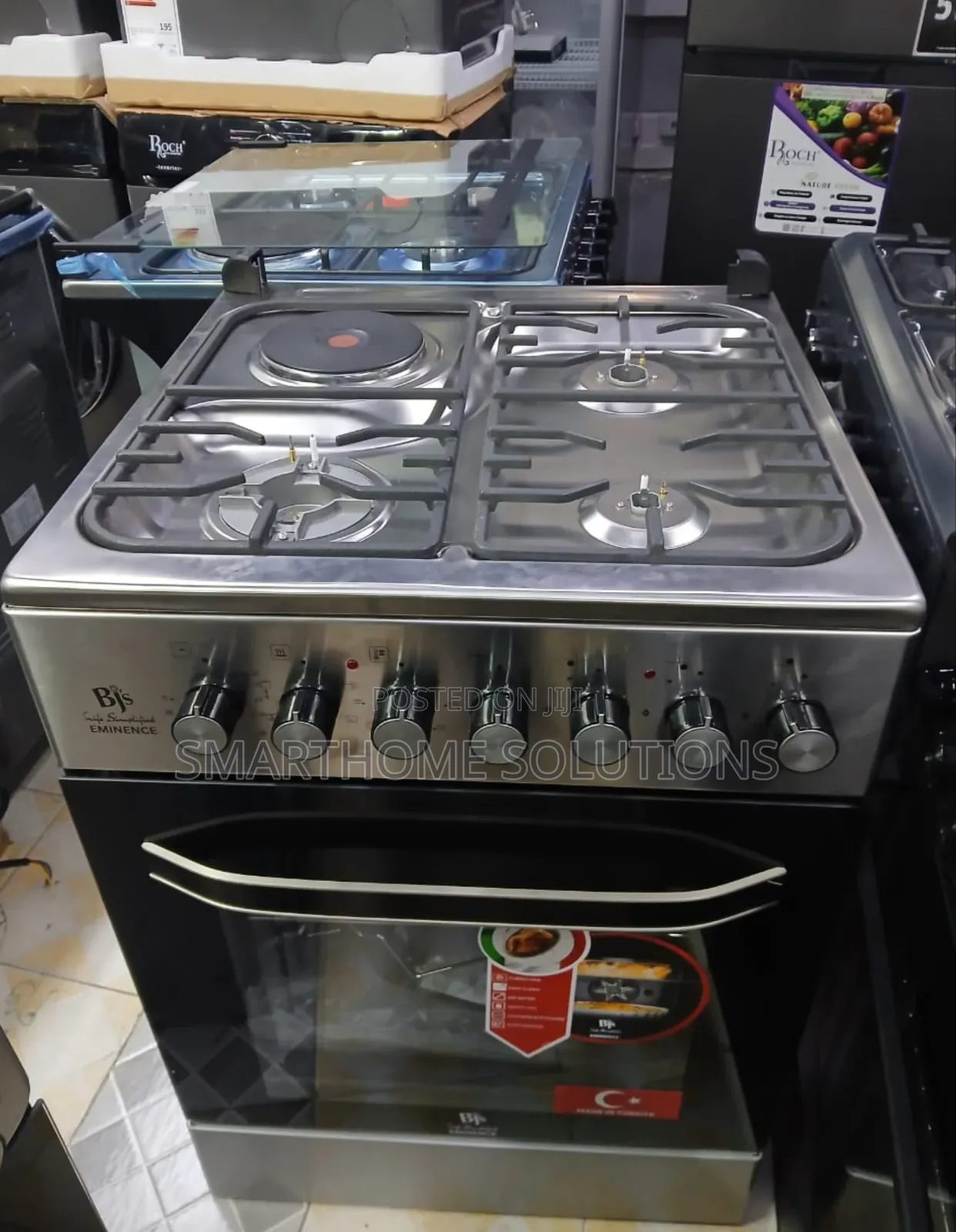 BJS Eminence 3g 1e Standing Cooker + Wok Burner