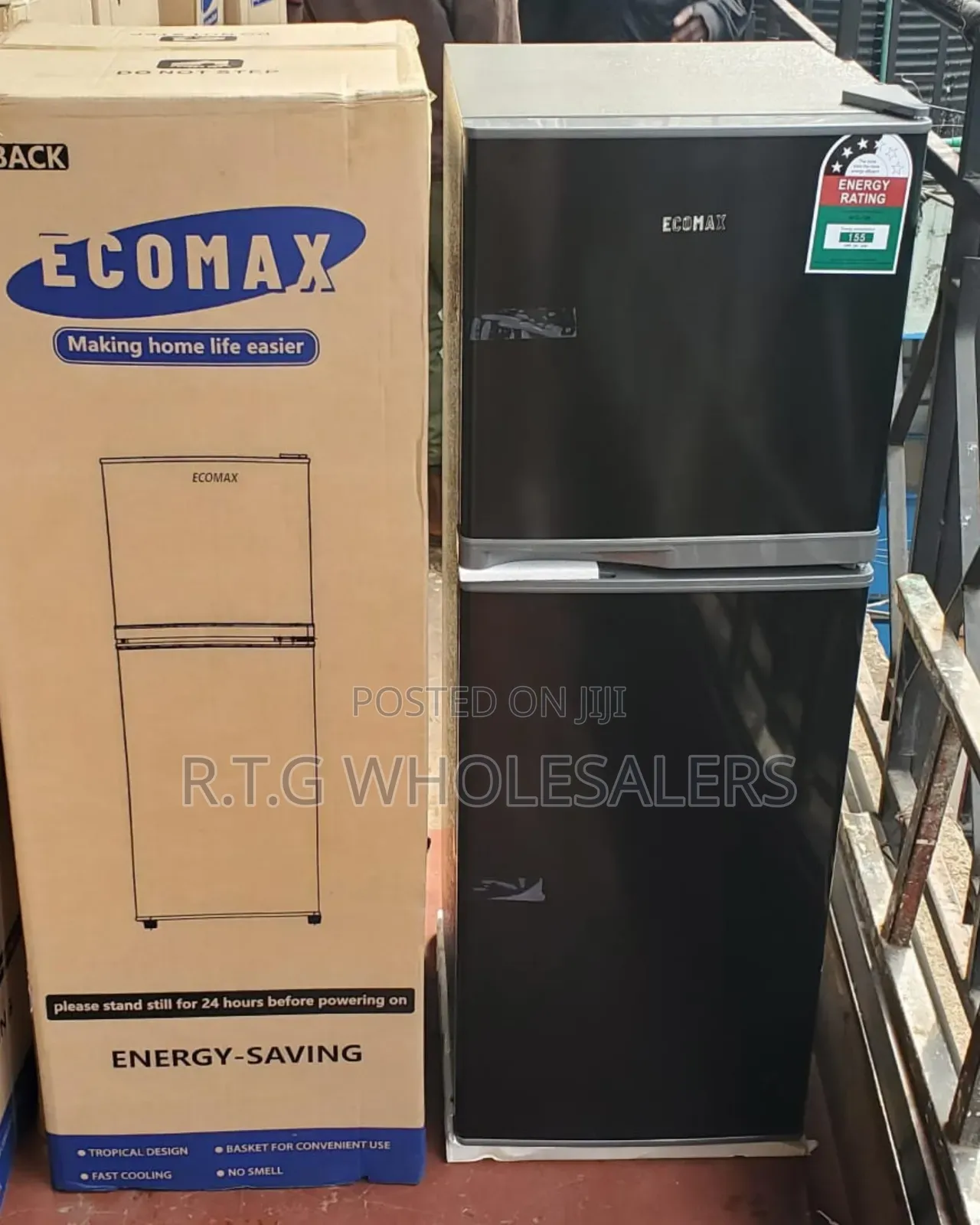 Ecomax 138l Double Door Refrigerator Energy Saving
