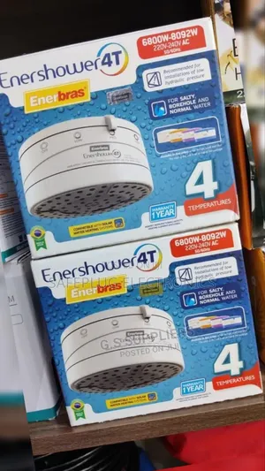 Enershower 4t Shower – 4 Heat Levels, Fast Heating