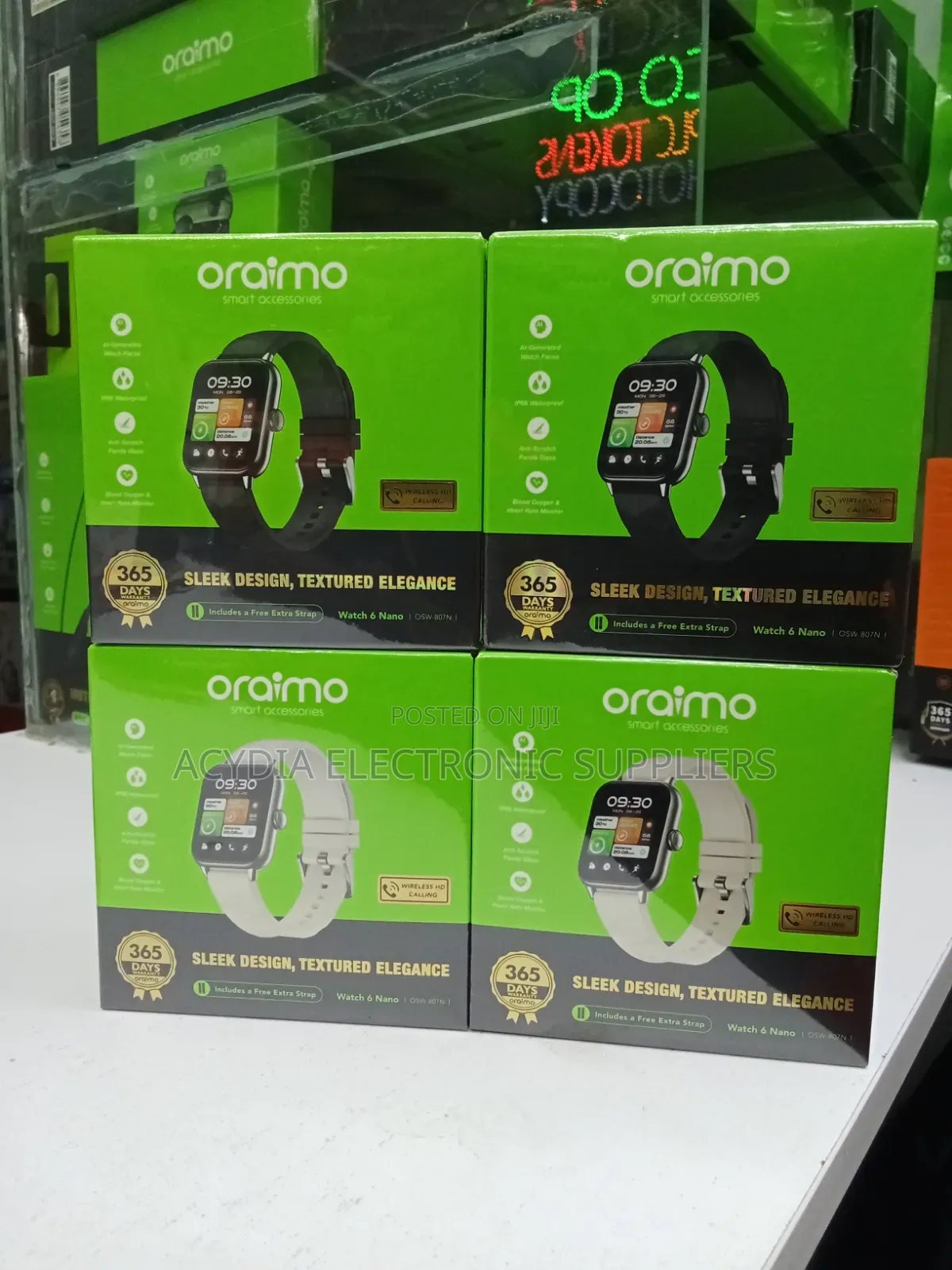 Oraimo Watch 6 Nano 1.52" TFT Full Touch Smart Watch