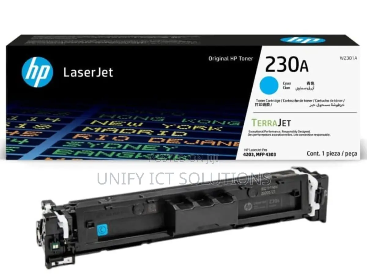 Hp 230a Cyan Original Laserjet Toner Cartridge - W2301a