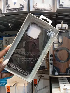 Case Branded Magnetic Protective Phone Case for an iPhone 14 Pro.