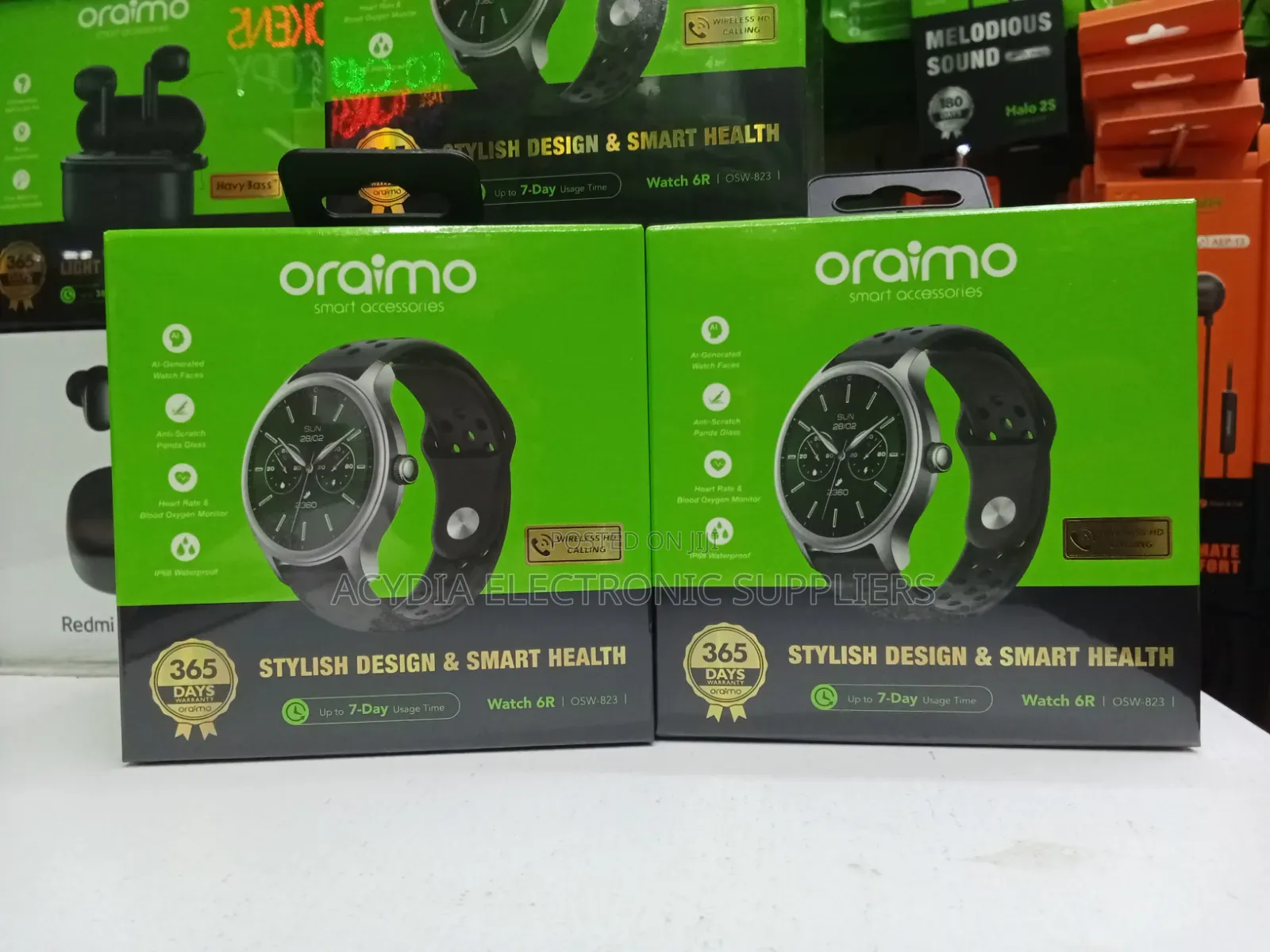 Oraimo Watch 6r Osw-823 Round Stylish Design Smart Watch